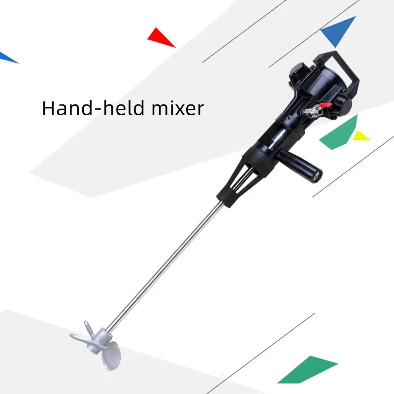 220V 新しい 50 ガロン空気圧ミキサー、工業用リフティングハンドヘルドミキサー、ペイント、インク、接着剤、ペイント、無段階速度調整、高