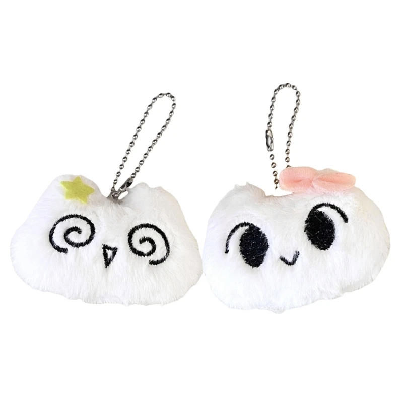 Dizzy Plush Key Ring Attachment Lovely Cartoon Dizzy Furry Plush Pendant for Youngsters and Animal Lovers