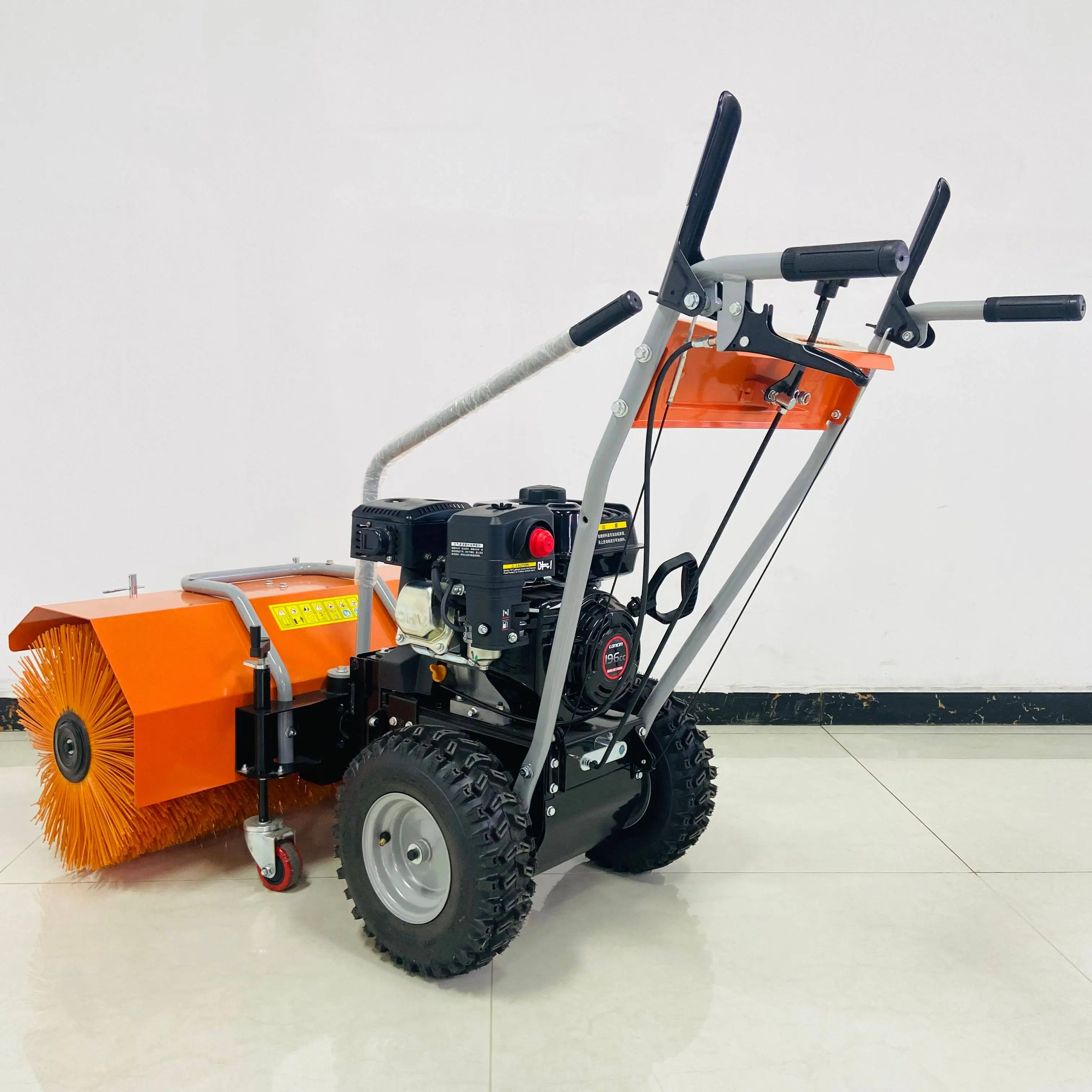 6.5HP Factory Remote Control Mini Snow Thrower Blower Cheap  Garden Cleaning Tool Snow Removal Sweeper