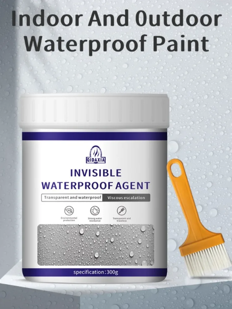 Indoor outdoor wall waterproofing agent moistureproof liquid transparent waterproof glue