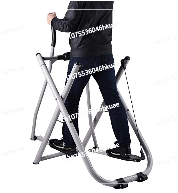 with LCD Monitor Folding Air Walk Trainer Fitness Exercise Elliptical Machine Stepper Glider For Gym Home Office