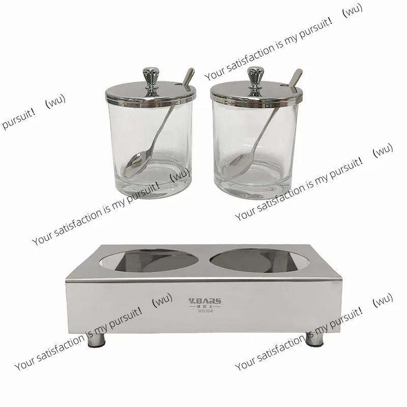 304 stainless steel seasoning tank set, household kitchen seasoning bottle, seasoning bottle storage combination, salt tank