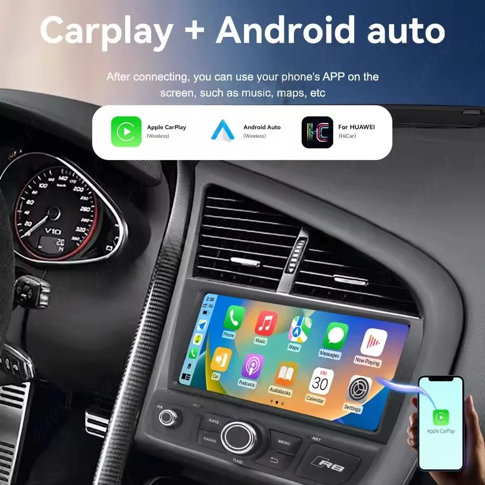 Schermo Android 13 per Audi R8 - Musical Instrument Of India recensione e prezzo