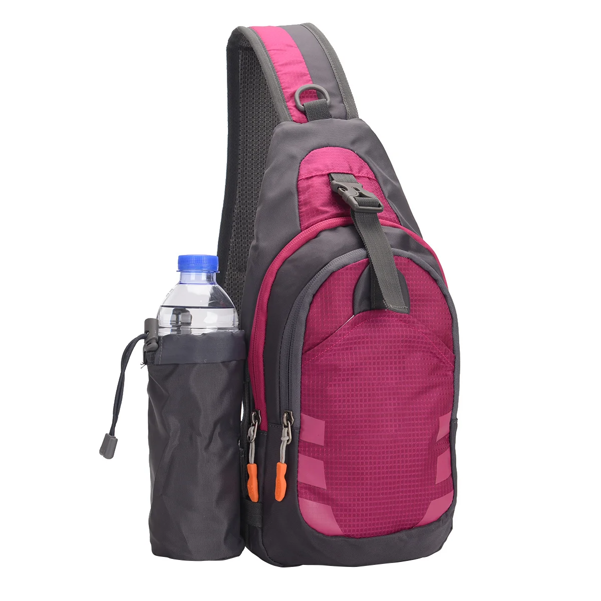 

【】Lightweight Shoulder Chest Bag Breathable Anti-Scratch Sling Pack Adjustable Strap Travel Hiking Crossbody Backpack