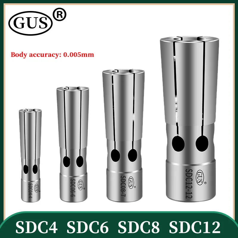 

Точность 0,005 Цанга SDC DC4 DC6 DC8 DC12 Фрезерный откатный патрон Цанга для BT30 BT40 ST12 ST16 ST20 Отжимной держатель инструмента