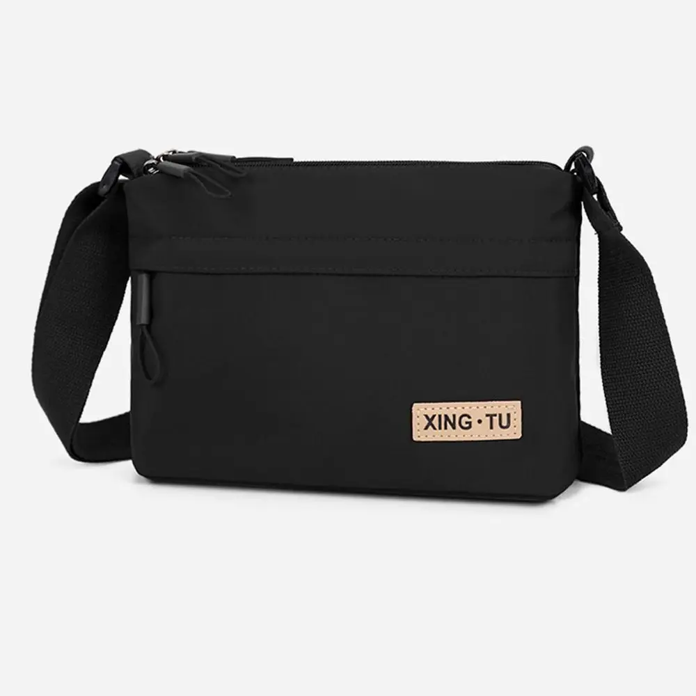 Trendy Three Layer Nylon Crossbody Bag Canvas Waterproof Women Backpack Korean Style Zipper Oxford Shoulder Bag Girls