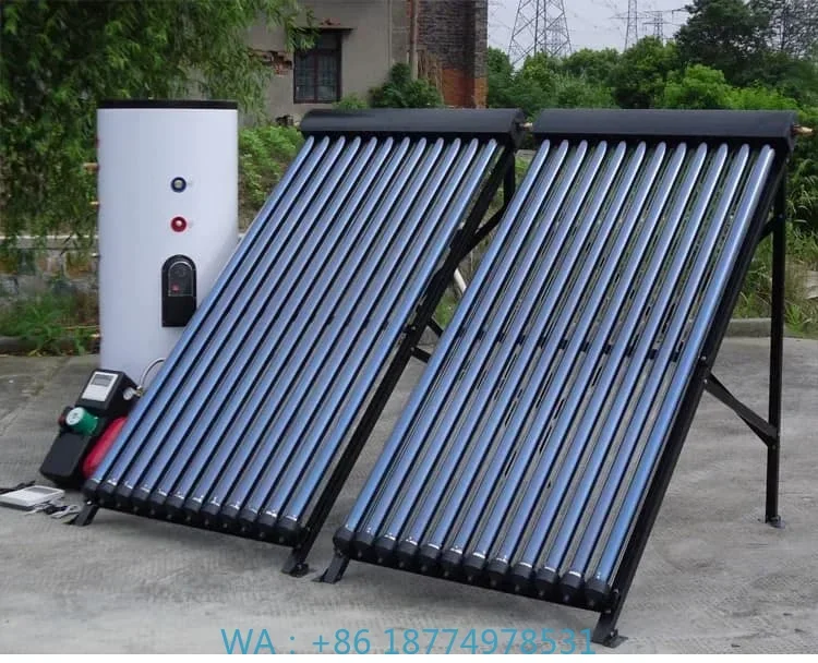 300 Liter Split Vacuum Tube Solar Water Heater, Pressurized Solar Hot Water Heater for Home Use