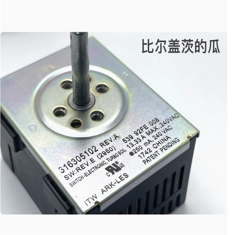 1 PCS Whirlpool wp316305102 Oven Switch with Power Plug Rotary Switch