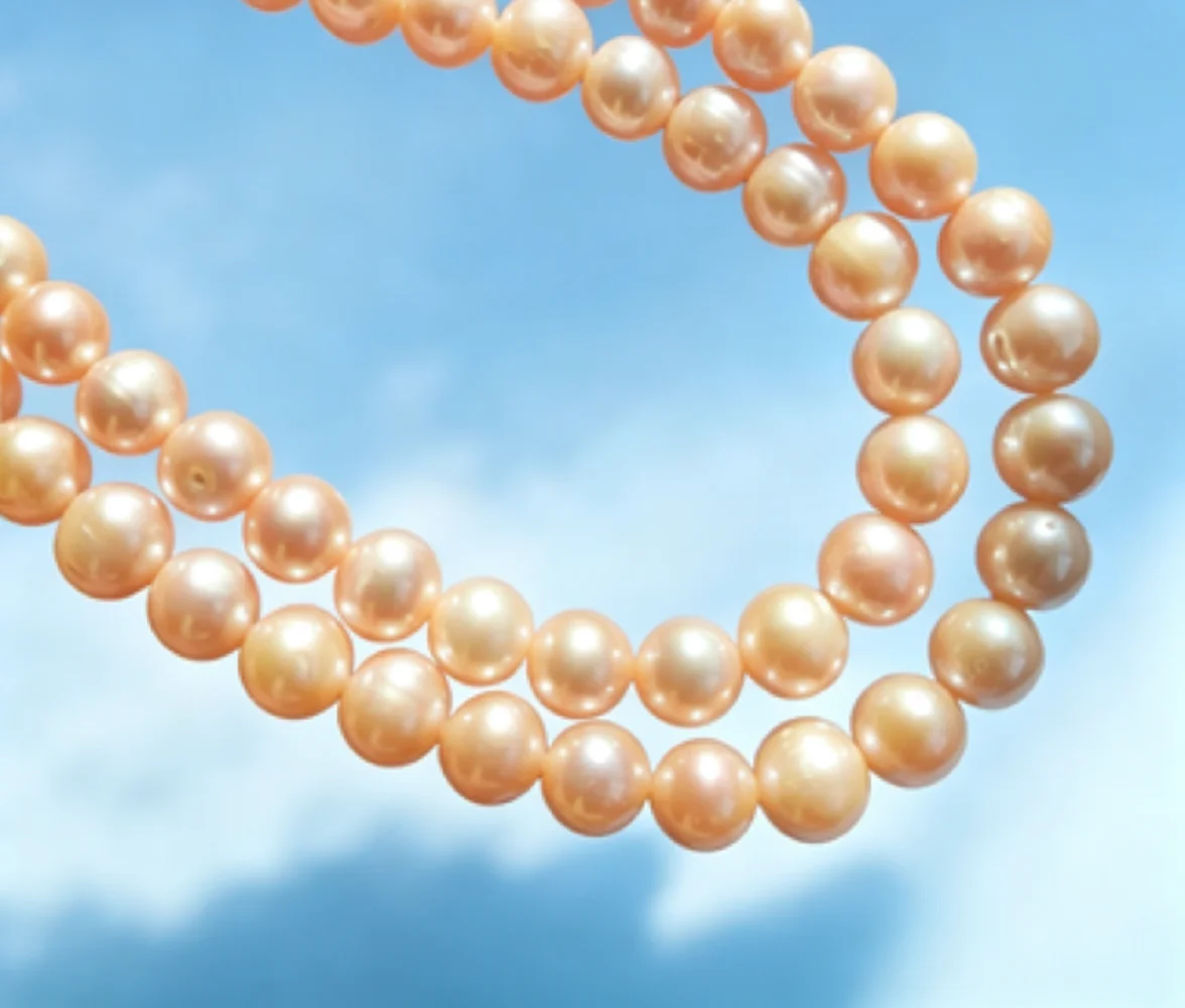 1 row/gorgeous necklace AAA 10-11mm natural South Sea pearl necklace 18in/925s- supports customized sizes