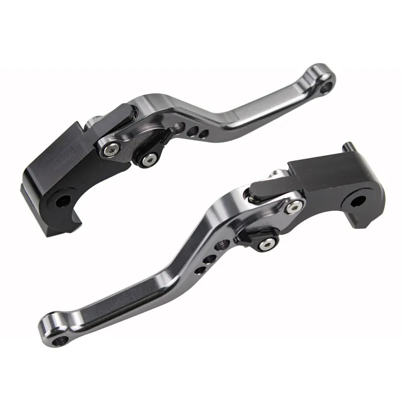 CNC Short Brake Clutch Levers For Honda 1998-2001 VFR800 VFR 800 CBR1100XX CBR 1100XX ST1300 ST 1300 A Gray Adjustable Lever