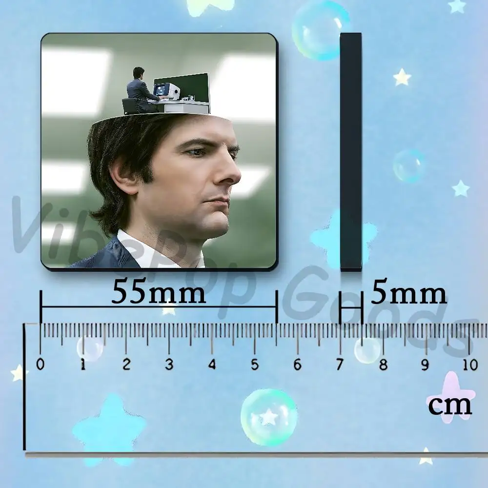S-Severance Horror TV series BestSelling Refrigerator Magnetic Fridge Magnets Adhesive to Metal Surfaces 55mm Hot Printed