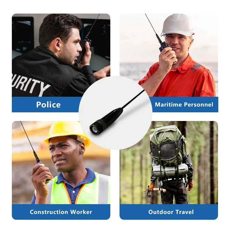 RH771S هوائي BNC موصل VHF/UHF 144/430 ميجا هرتز رقيقة مرنة طويلة المدى هوائي الراديو متوافق مع TH42AT TK-290 NX-200 CU32 #6