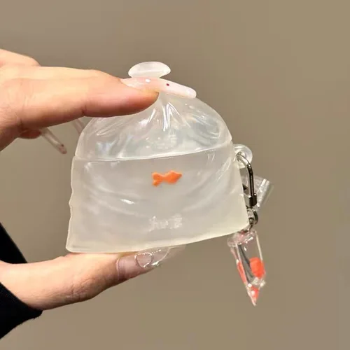 Funda de auriculares de dibujos animados 3D para AirPods 4, bonita funda de silicona con protección contra arañazos para AirPods Pro 2 Pro 3 2 1, funda suave para auriculares