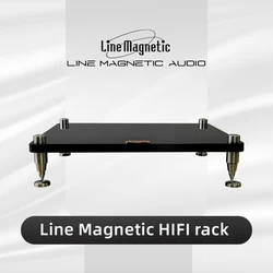 Línea magnética HIFI rack soporte multimedia gabinete de audio HIFI estante multiusos estante profesional (capa base)