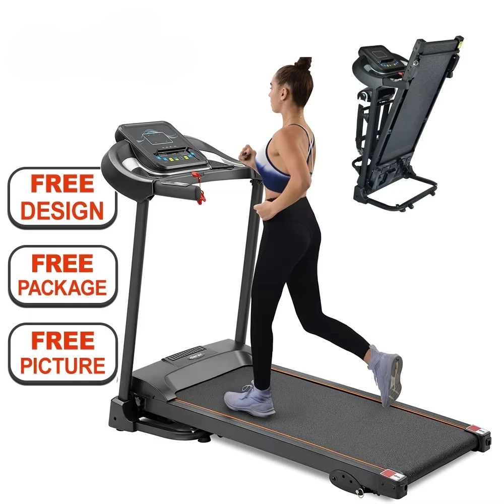 

1.5hp Motor Power Small Size 90kg Max User Weight Running Machine Home Fitness Equipment Electric Movable Treadmill