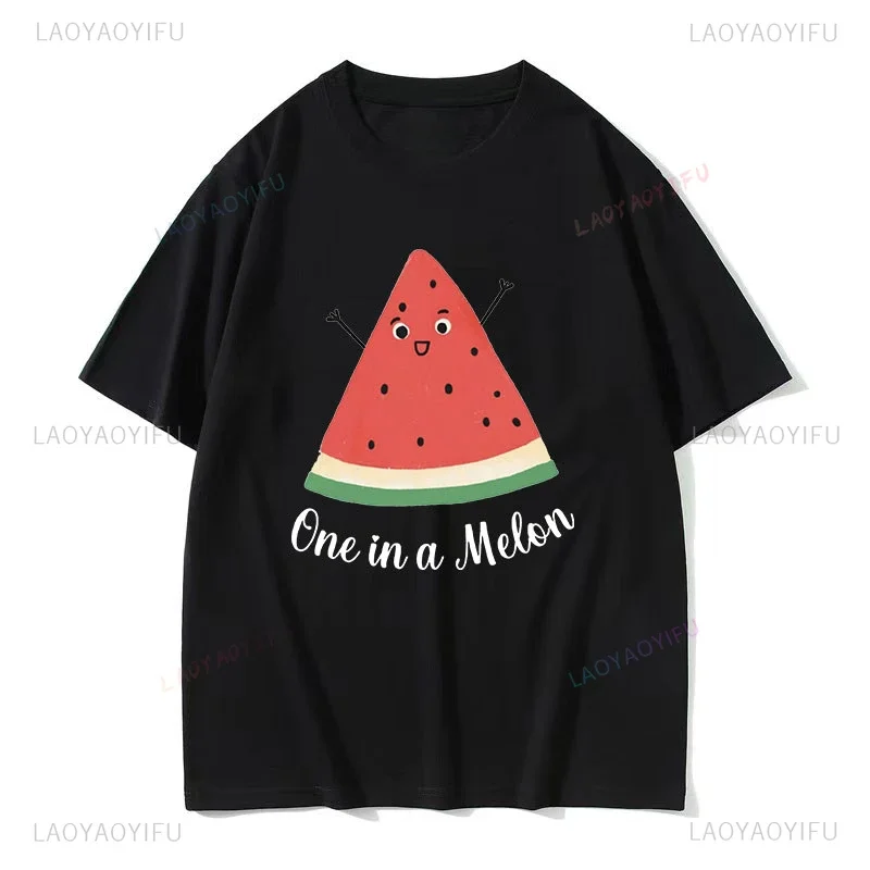 Funny This Is Not A Watermelon Printing T Shirt Men Summer Fashion T-Shirts Casual Cotton T-shirt Personality Unisex Tee Tops