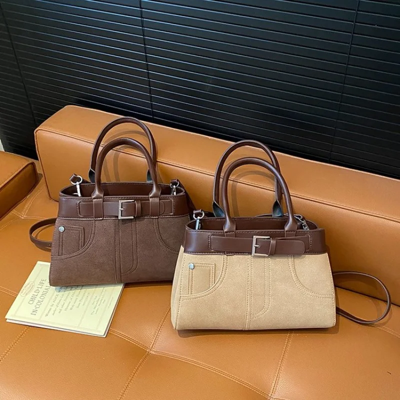 

Роскошная женская сумка через плечо из тонкой кожи с элегантным винтажным повседневным шикарным дизайном ​