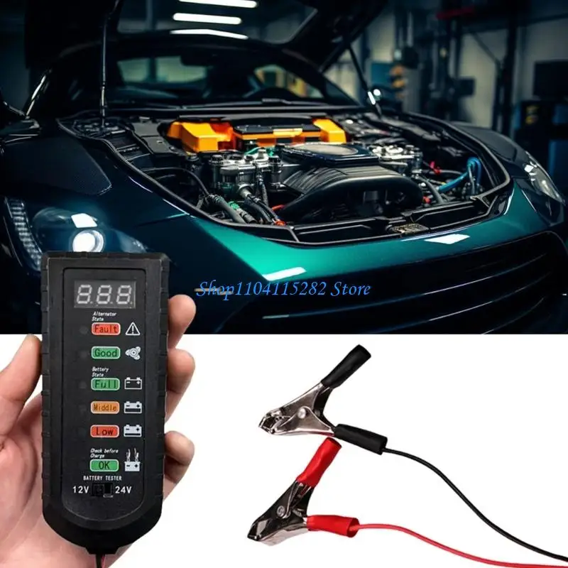  Car Battery Analyzers High Precisions ABS Housing Enhances Cooling System