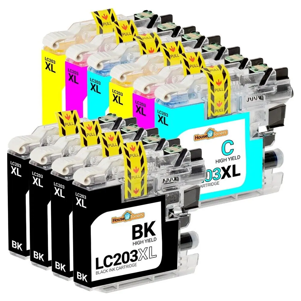 (10) LC203 XL Compatible Ink Cartridges For Brother MFC-J5620DW MFC-J5720DW