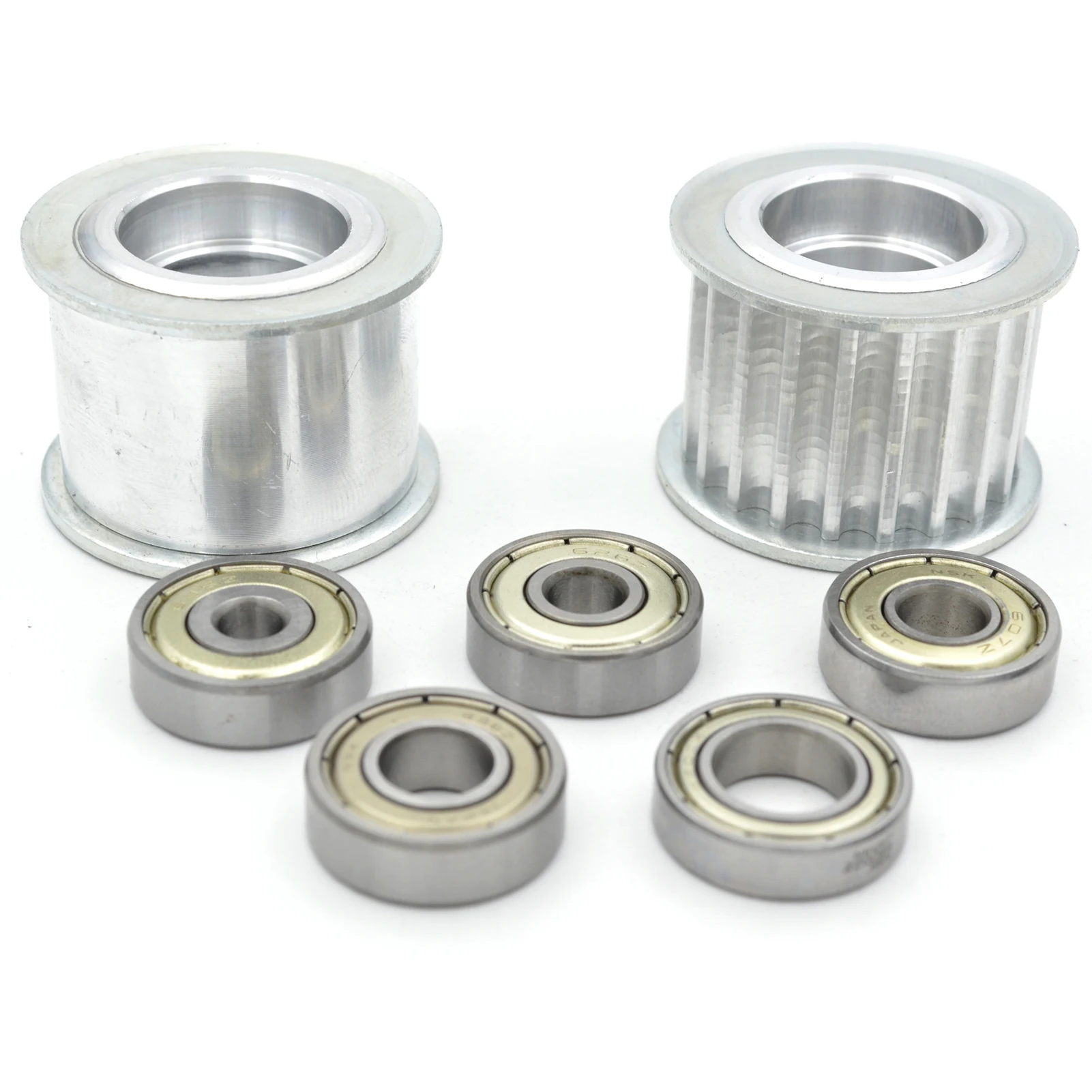 POWGE 40 50 Teeth HTD 5M idler Timing Pulley Bore 10/12/15/17/20/25mm for HTD5M Belt Width 10/15/20/15MM 40T 50T