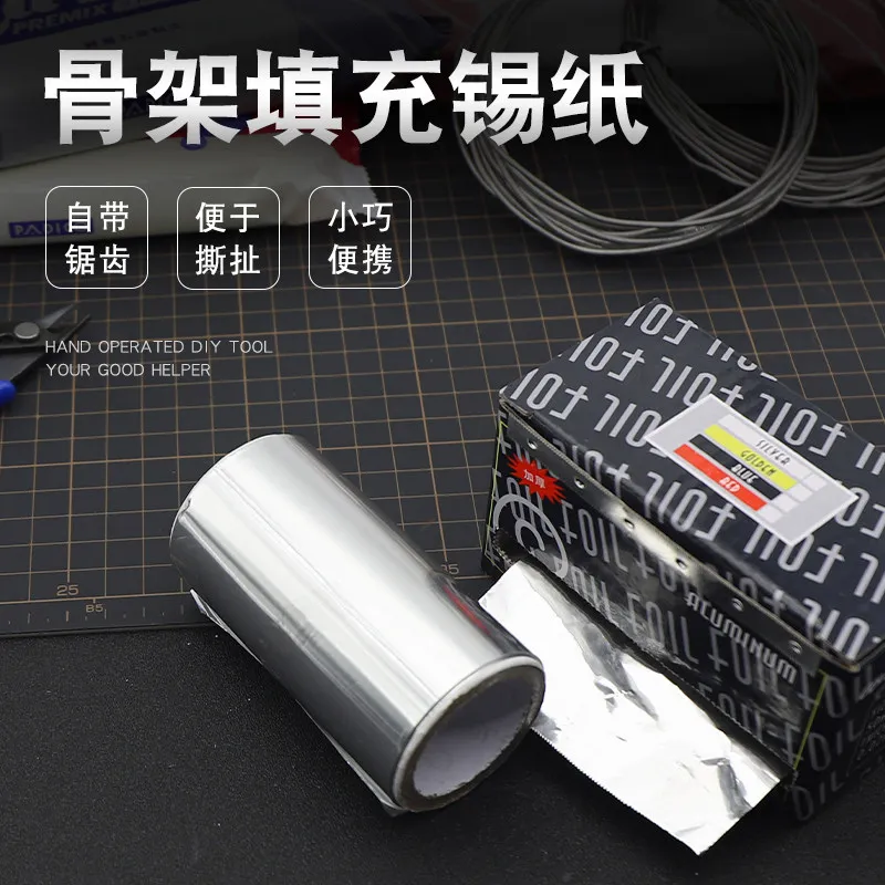 Lnner Core Tin Foil Aluminum Foil Soft Ceramic Clay Filling Material Making Stone Plastic Stone Powder Handmade