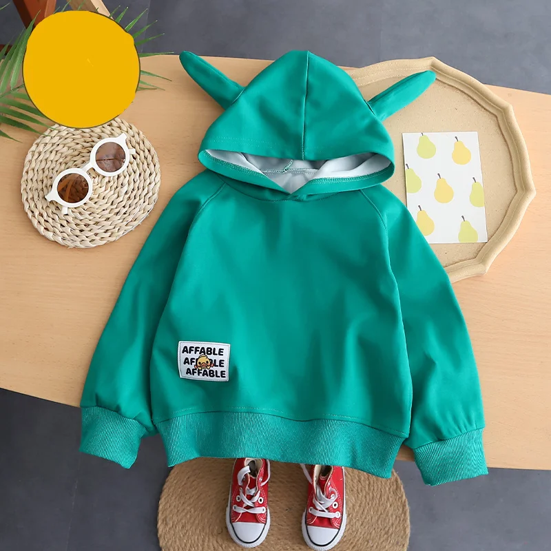 

Hoddies Clothes For Boys 2023 Spring Autumn Children Cotton Sweatshirts Baby Girls 1 To 6 Years Old Kids Tops T-shirts Outerwear