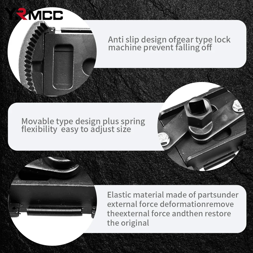

Инструменты для ремонта автомобиля, литой стальной зубчатый ключ для масляного фильтра для масляных фильтров 60-80 мм, набор инструментов для механической мастерской, многофункциональный инструмент