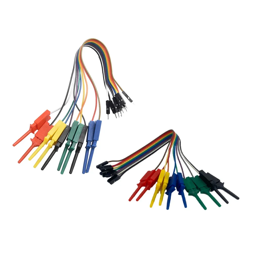 

Logic Analyzer Test Hook 20 Pack Male and Female Clips for Precision Circuit Testing and Multimeter Measurement