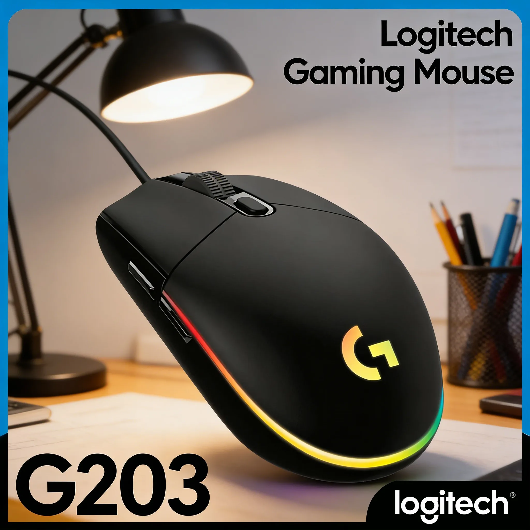 

Мышь Logitech G203 с частотой отклика 1 мс: мгновенный отклик для геймеров