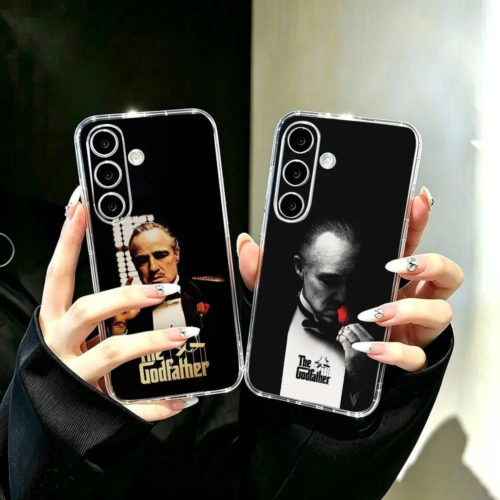The G-Godfather Phone Case For SamsungA10,12,20,21S,30,31,40,50,51,52,70,71 Transparent Cover