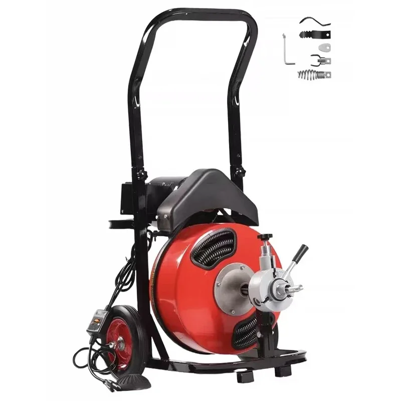 Electric Pipe Dredger, Professional Sewer Drain Cleaning Machine for Drainage Pipe Unclogging