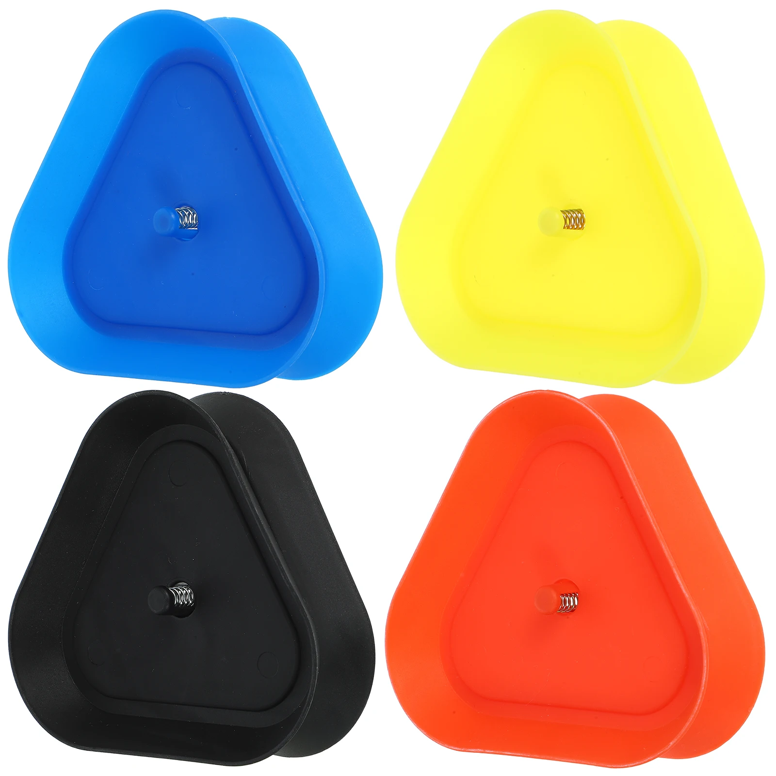 

4pcs Triangle Hands-Free Playing Card Holder Stand For Poker Small Cartoon Cards Easy Grip Kids Elders Dexterity Lazy