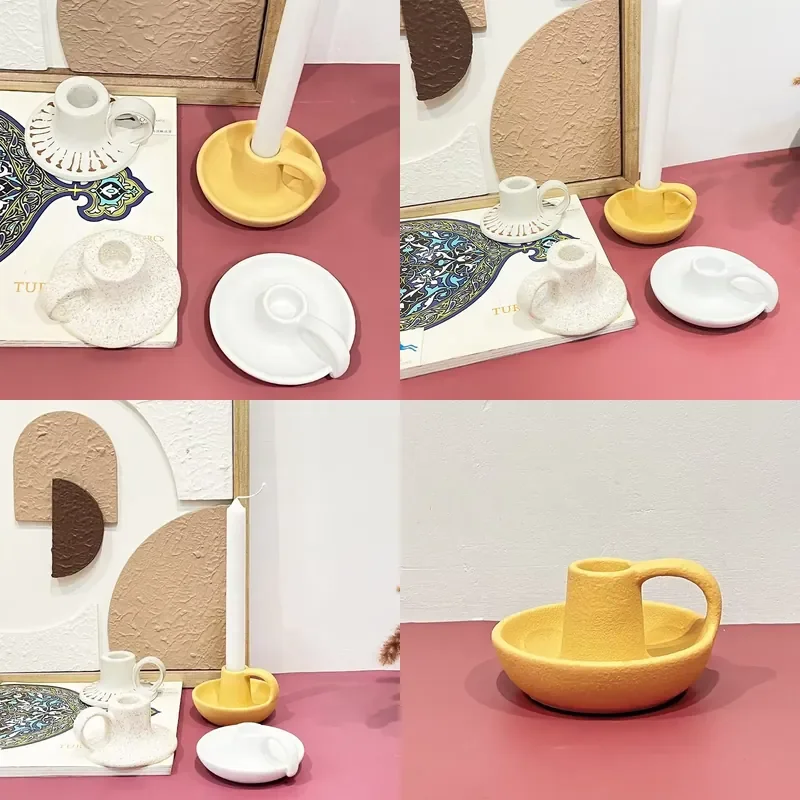 Ceramic Candle Holder for Home Decoration