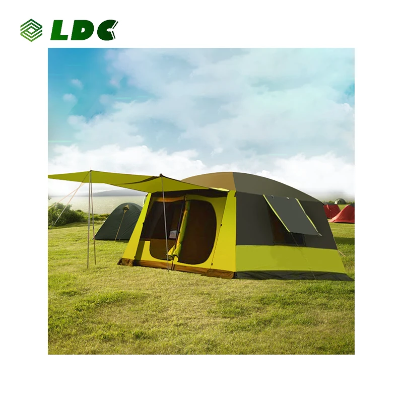 Glamping Tent Luxury Camping Tents 8-12 Persons Waterproof Outdoor Family travel convenience