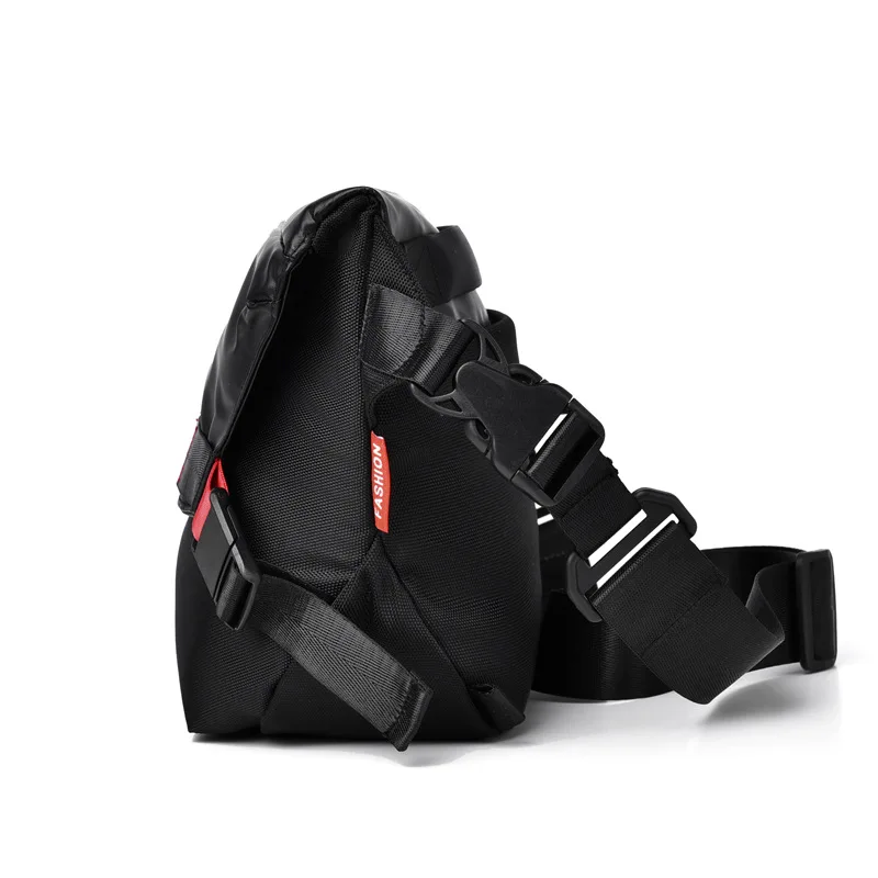 جديد الرجال سعة كبيرة Crossbody حقيبة صدر للرجال السيدات الترفيه التنقل حقيبة ساعي أكسفورد بولي PU التحكم ركوب الدراجات حقيبة كتف الدراجة