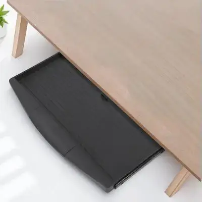 

Ergonomic Under Desk Tray Slide-Out Storage Plate Hidden Drawer For Computer Desk Office Organizer Wear-Resistant Keyboard Stand
