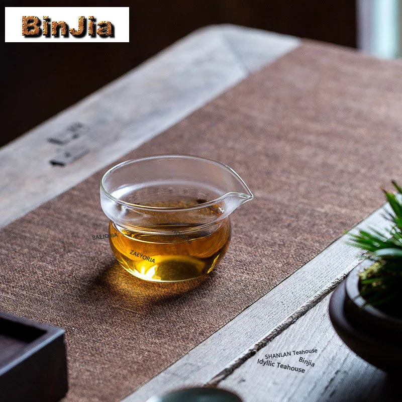 BAEJORIA 160ml Glass Tea Pitcher Tea Divider Tea-separating Cha Hai Dispenser Household Justice Cup Coffee Fair Mug Teaware