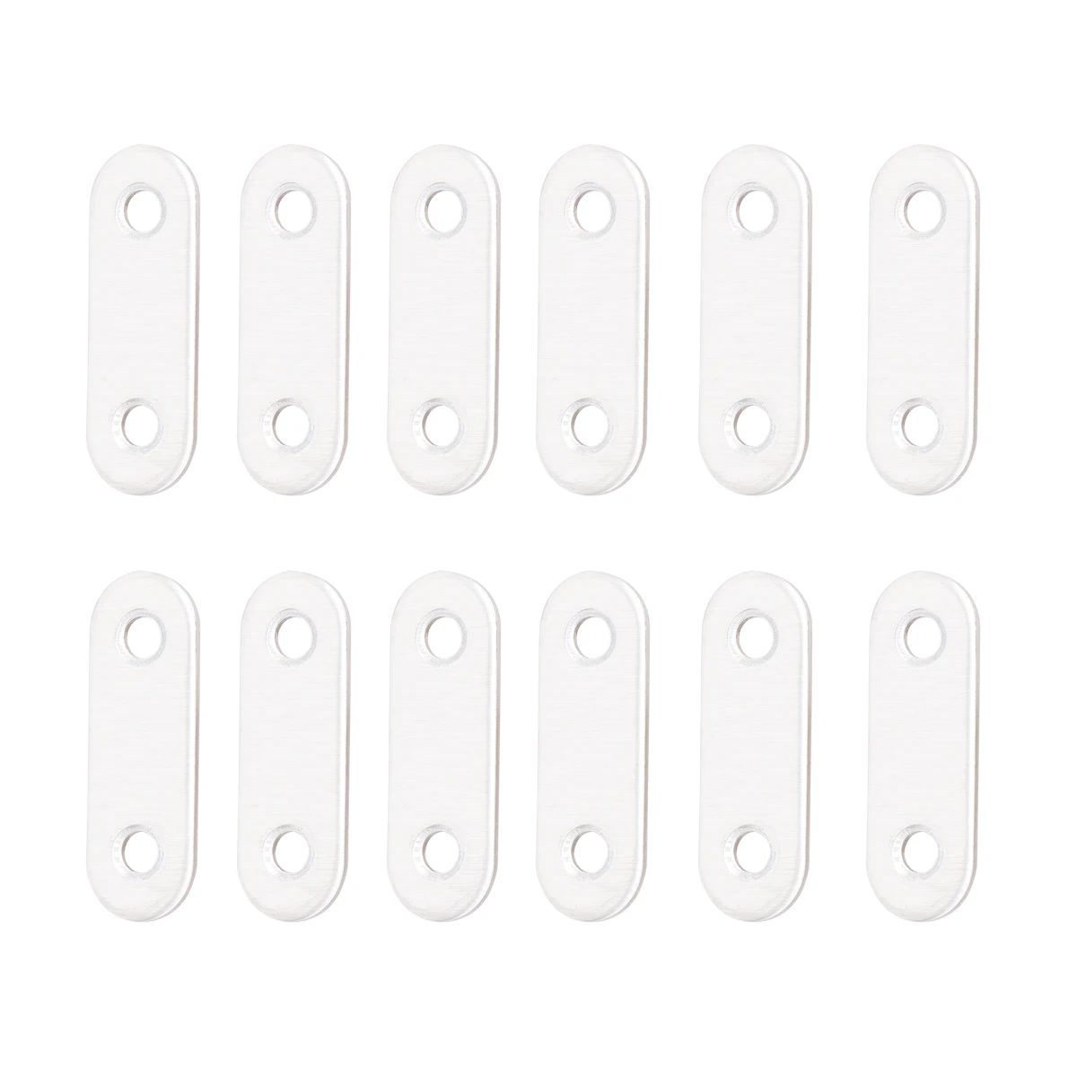 

20pcs Stainless Steel Corner Brackets Silver Installation Metal Bracket Furniture Reinforcement Steel Sheet