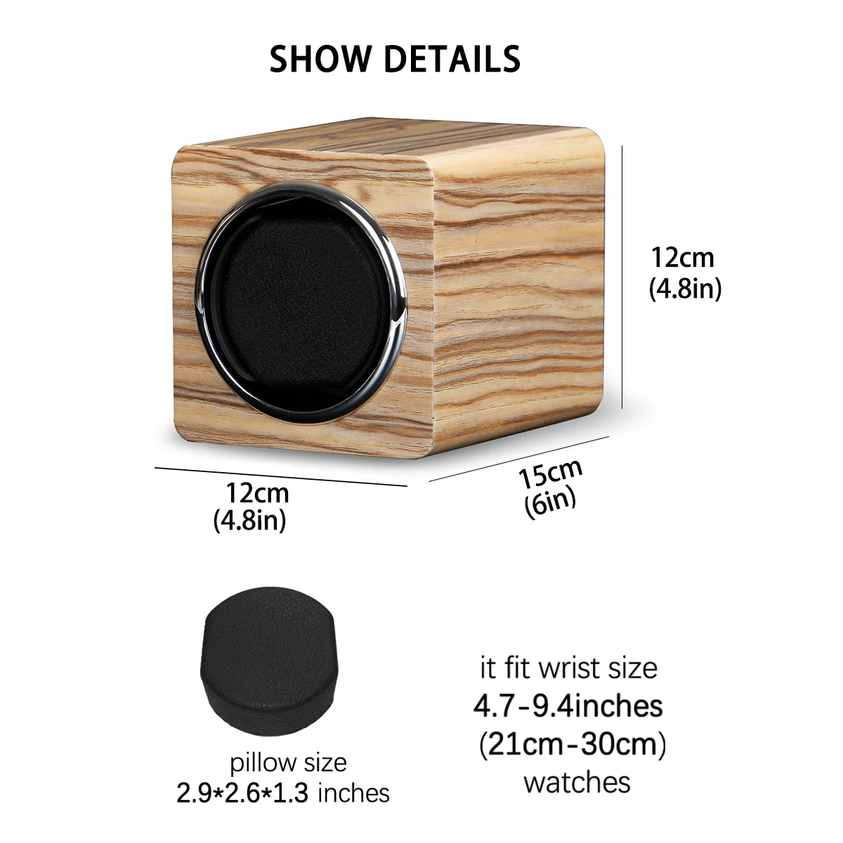 Automatic Watch Winder Watch Luxury Single Watch Collection Shaker Box Silent Mabuchi Motor Self-Winding Gift Box