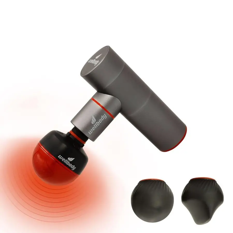 

Deep Tissue Massage Gun with Heat Ball Technology 4 Speed Options Portable Massager Handheld Massager for Muscle Relief Pepper