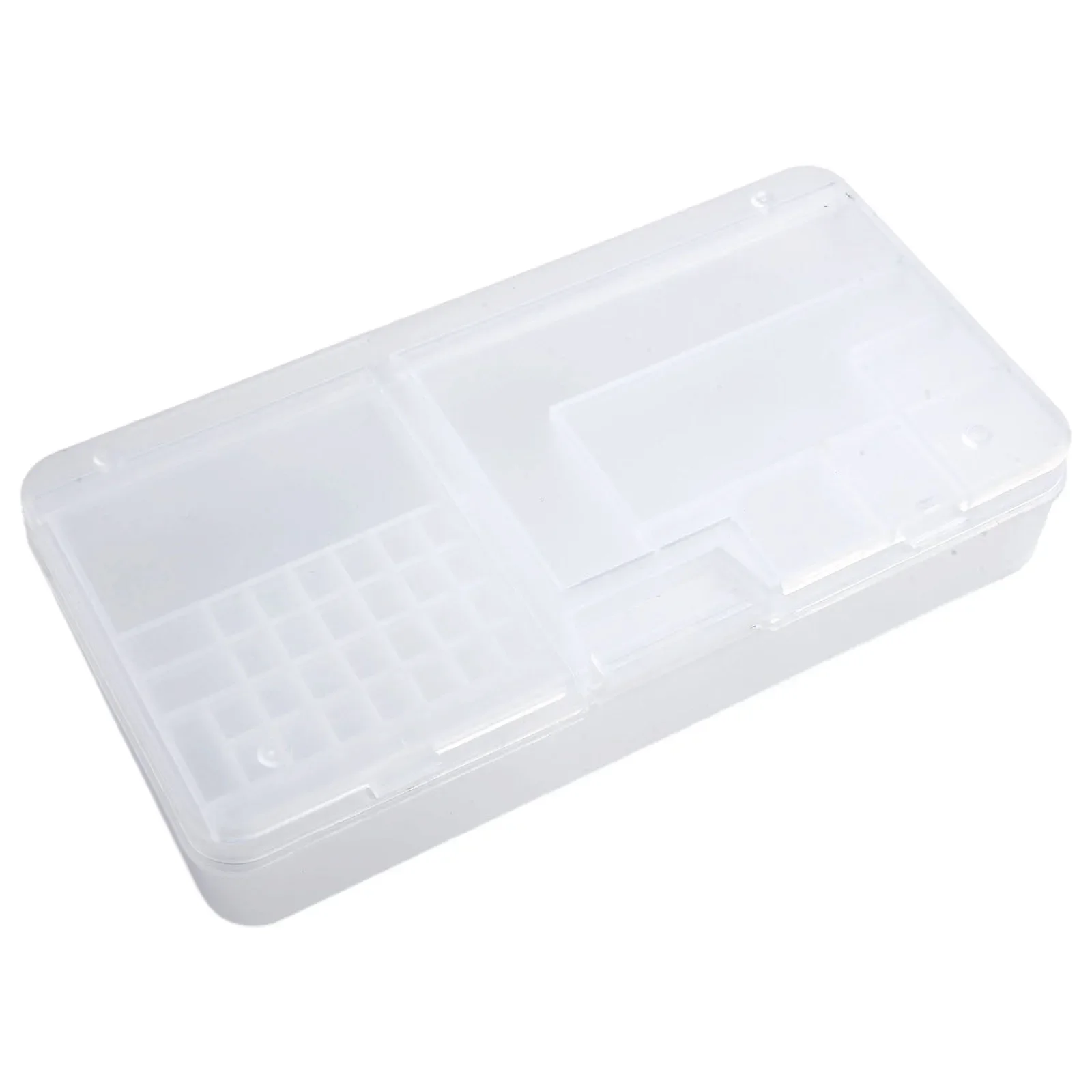 Transparent Plastic Box Screw Compartment Box Jewelry Earring Display Case Container Clear Terminal Organizer Tool Storage Boxes