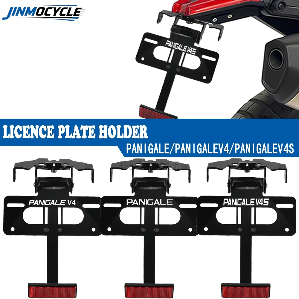 

Motorcycle License Plate Holder Bracket For Ducati Panigale V4 R S SP SP2 V4R V4S V4SP / S Corse Light Fender Eliminator Kits
