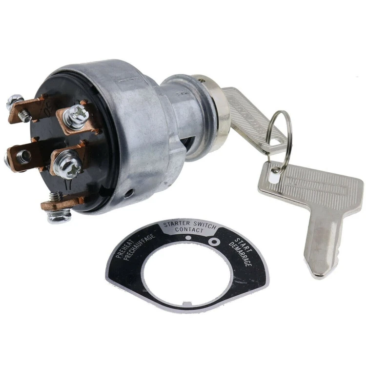 Ignition Switch W/301 Keys 933110-00200 933110-00100 for Excavator C50R C60R C80R B08-3 Engine 3TNV76 3TNE74