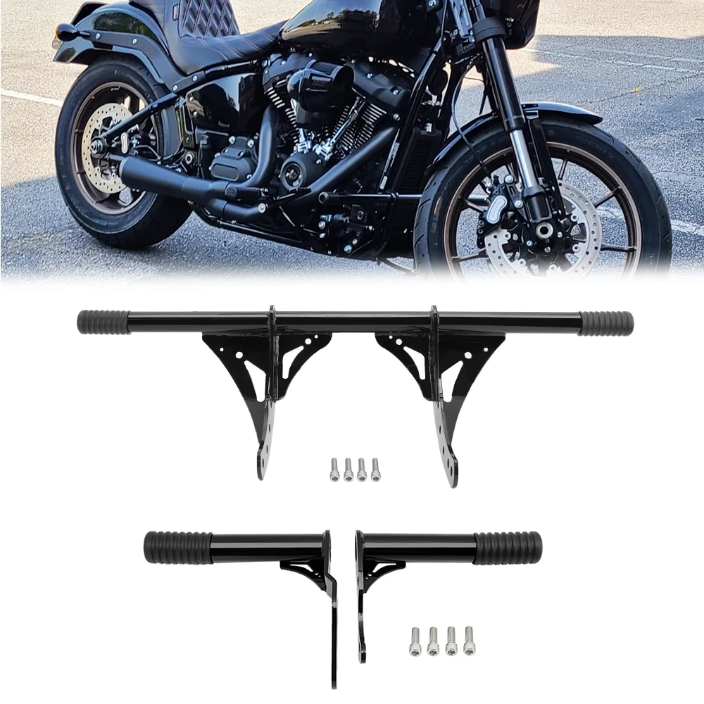 

Front Rear Crash Bumper For Harley Softail Street Bob Low Rider FXBB 2018-up Highway Pegs Bar Motorcycle Engine Guard Protector