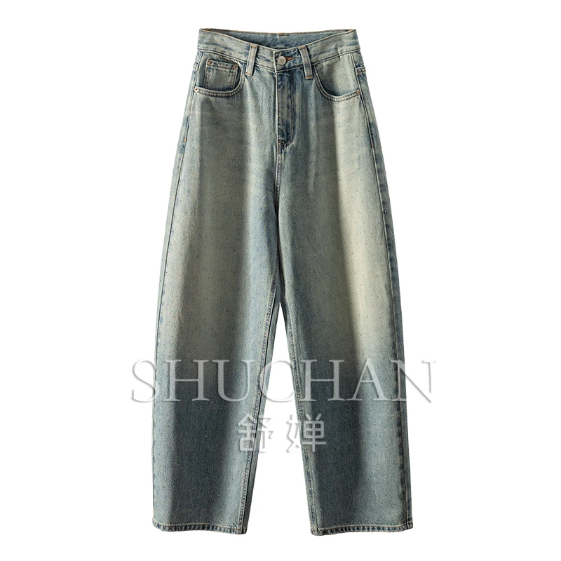 New 2025 Early Spring Cotton Denim Trousers Women Pantalones Vaqueros Mujer  Women Jeans  Pants Women