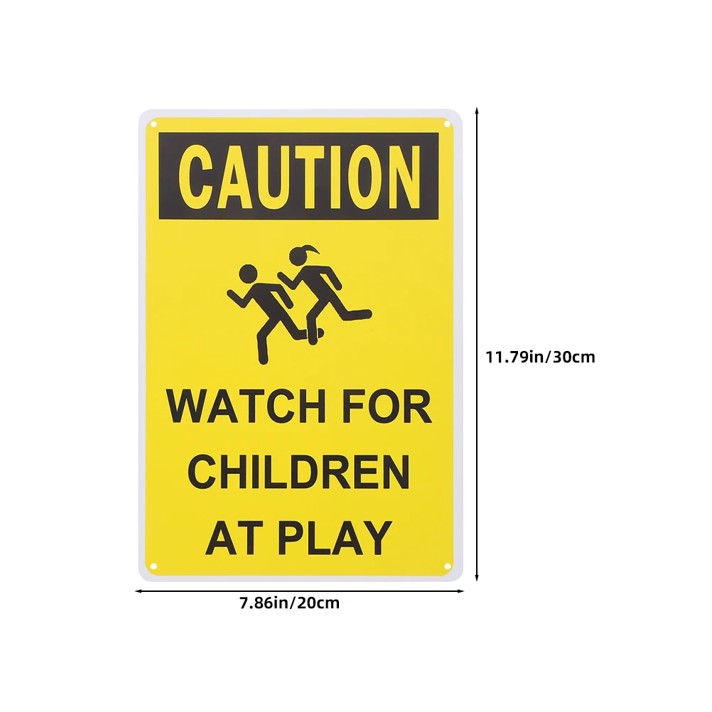 2 قطعة علامة مقاومة للطقس سهلة التركيب علامات تحذير السلامة لمناطق الممرات المدرسية في الشوارع