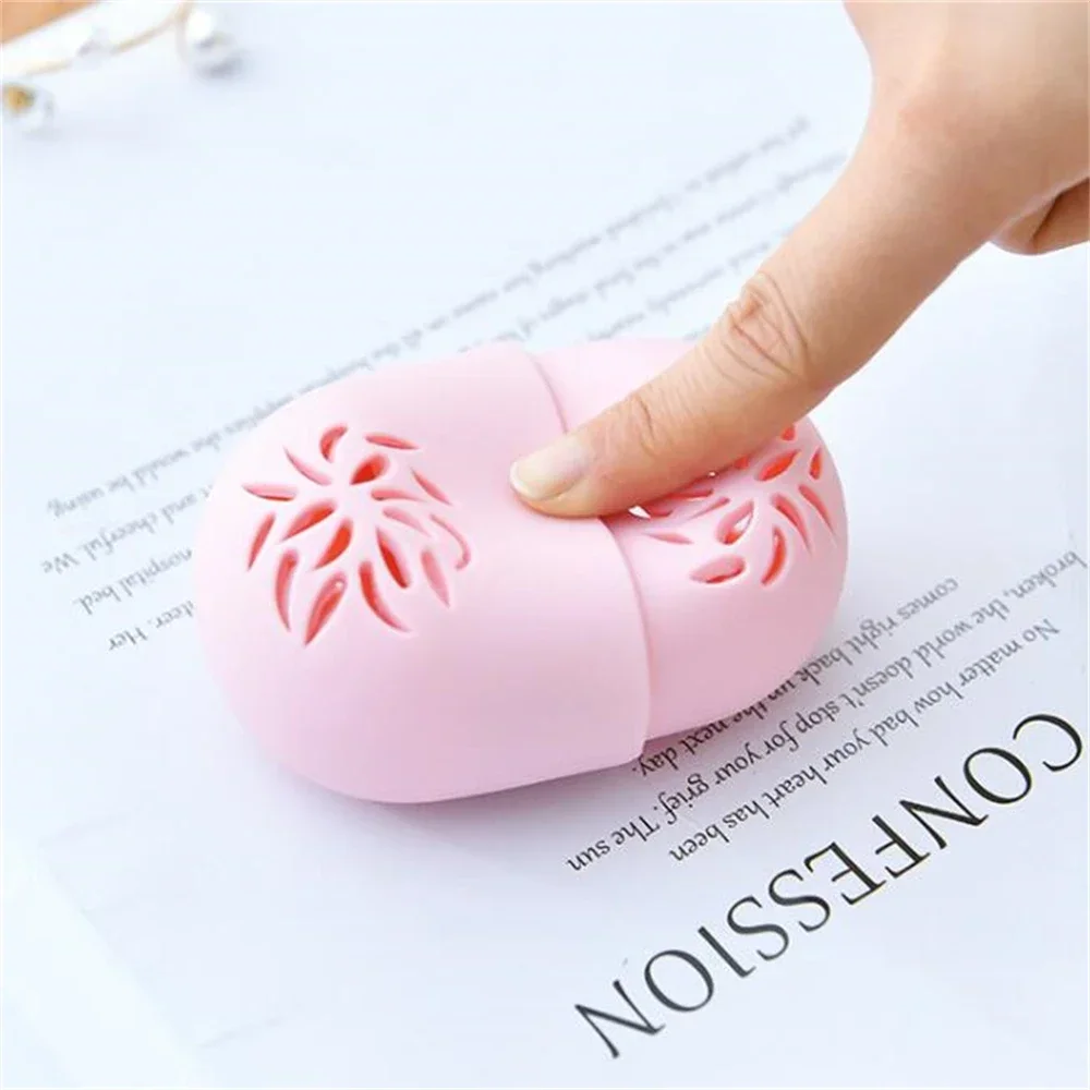 1Pc Portable Silicone Beauty Sponge Storage Box Makeup Blender Holder Cosmetic Puff Cleaning Drying Case Make Up Accessories