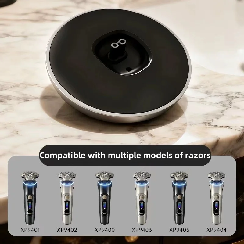 متوافق مع ماكينة الحلاقة فيليبس، حماية الدوران، سلسلة 9 الجديدة، قاعدة شحن ماكينة الحلاقة الترا XP9403