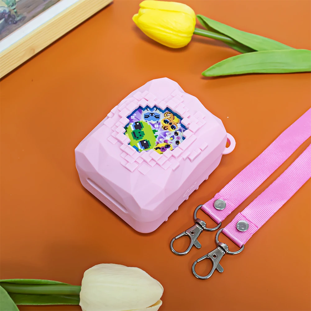 

Силиконовый чехол со шнурком, защитный чехол, силиконовый защитный чехол для Bitzee Magicals, интерактивная игрушка, цифровой питомец