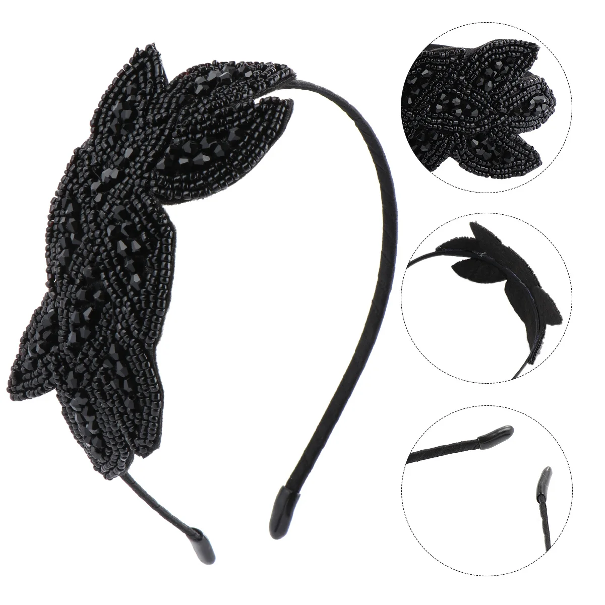 

Retro Crystal Headband Shiny Bridal Hair Accessories Rhinestone Headdress Elegant Wedding Party Decor Unique Charming